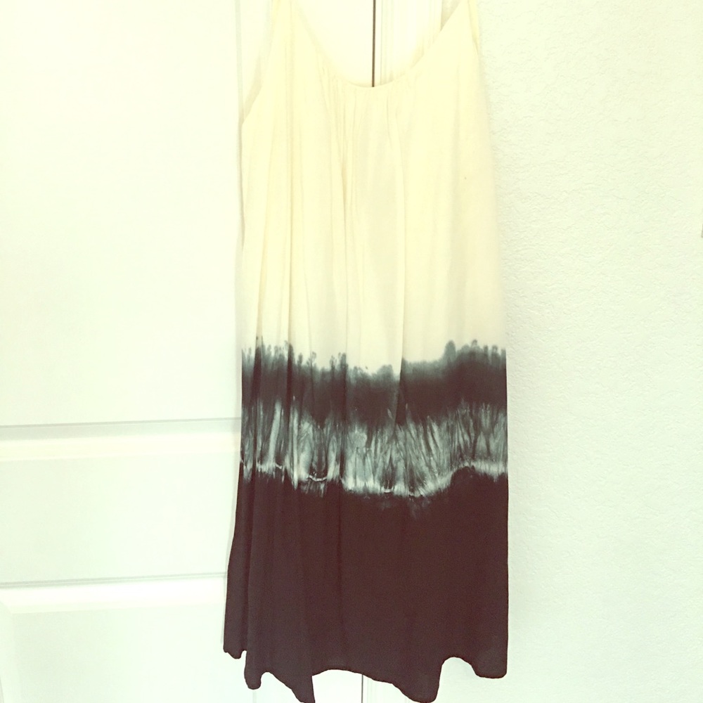Spaghetti strap tie dye dress